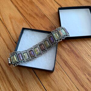 BANANA{ REPUBLIC multi stone bracelet